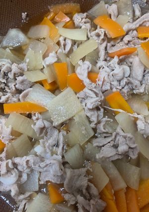 雅俊の豚コマ大根煮-レシピのメイン写真