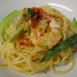 魚介のオイスターソースカルボナーラ