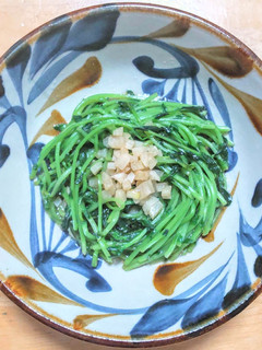 横浜中華街の豆苗炒め-レシピのメイン写真