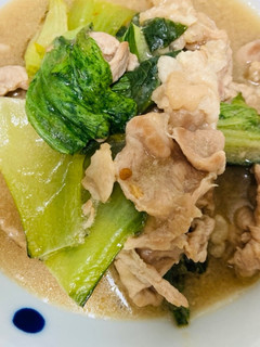 豚とチンゲン菜と豆腐の唐辛子煮込み-レシピのメイン写真