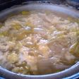鶏ガラで☆白菜とろとろ~の雑炊