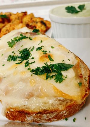 お豆腐でクロックムッシュ風トースト-レシピのメイン写真