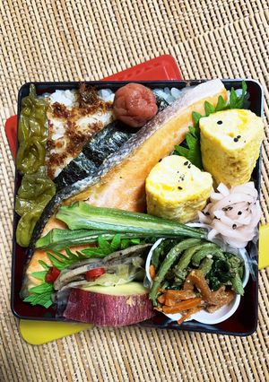 6/19 よっちゃん鮭海苔弁当-レシピのメイン写真