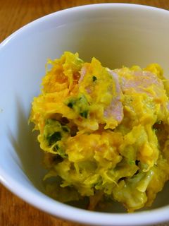 ベーコンの旨味がGOOD☆かぼちゃサラダ-レシピのメイン写真