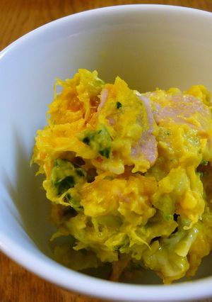 ベーコンの旨味がGOOD☆かぼちゃサラダ-レシピのメイン写真
