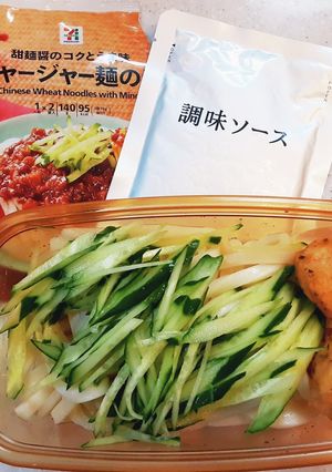 高校生弁当覚え書き204ジャージャー麺-レシピのメイン写真