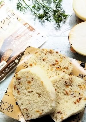 ボールいらず☆腸活オニオン蒸しパン-レシピのメイン写真
