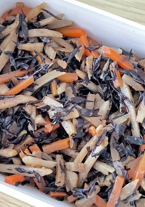 ひじきとごぼうの煮物-レシピのメイン写真