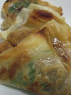 納豆と大葉 皮パリパリ焼きワンタン-レシピのメイン写真