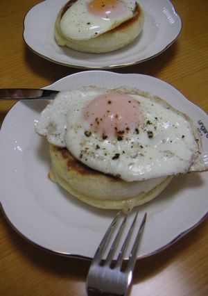 クロックマダム風♪トロトロ卵のマフィン-レシピのメイン写真