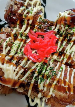 豆腐と米粉で作るたこ焼き♪外カリッ♡-レシピのメイン写真