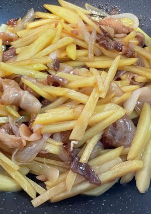 豚肉とじゃがいものシャキシャキ炒め-レシピのメイン写真