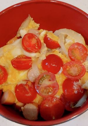 トマトが甘酸っぱくて旨い、トマト丼-レシピのメイン写真
