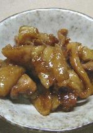 鶏皮いり煮-レシピのメイン写真