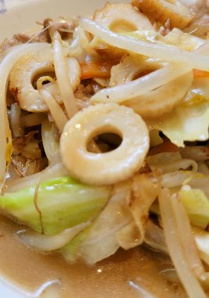 自宅で簡単「ちくわ醤油ちゃんぽん」！-レシピのメイン写真