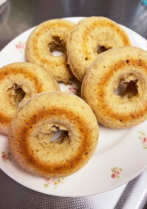 バナナきな粉焼きドーナツ-レシピのメイン写真