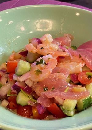 メキシコのセビーチェ(魚介のマリネ)-レシピのメイン写真