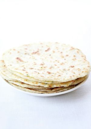 カレー等と【ポル・ロティ（ネギ）】-レシピのメイン写真