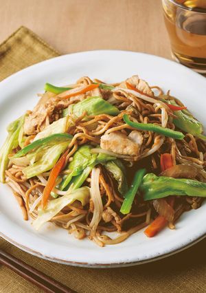 大豆麺の焼きそば-レシピのメイン写真
