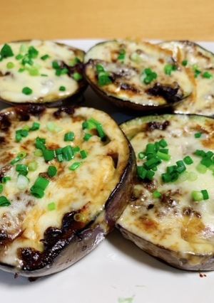 赤だしで作る！丸茄子の味噌チーズ焼き-レシピのメイン写真