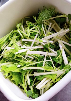 青い野菜ミックス-レシピのメイン写真