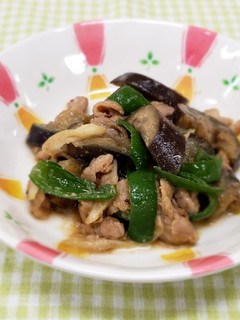 夏に食べたい!豚肉と茄子の味噌炒め-レシピのメイン写真