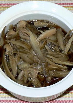 すき焼きのたれで、ゴボウと鶏皮の甘辛煮-レシピのメイン写真
