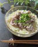 【ネギ塩豚そうめん】そうめんアレンジ