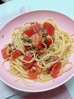 トマト大葉ツナの冷製パスタ-レシピのメイン写真