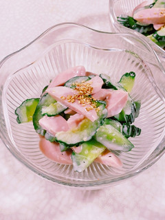 きゅうりと魚肉ソーセージのサラダ-レシピのメイン写真