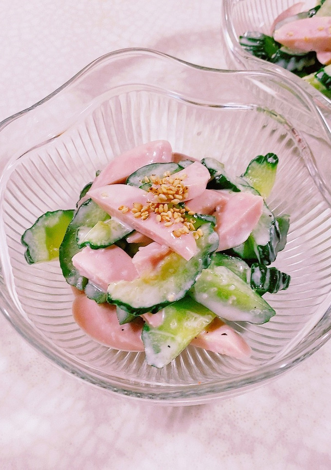 きゅうりと魚肉ソーセージのサラダ-レシピのメイン写真