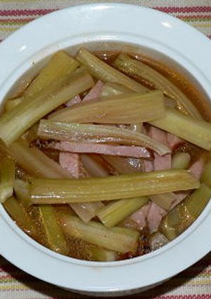 セロリとソーセージのピリ辛ケチャップ煮-レシピのメイン写真