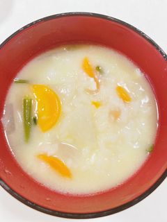 冷蔵庫にある野菜で卵雑炊♡たまご粥-レシピのメイン写真