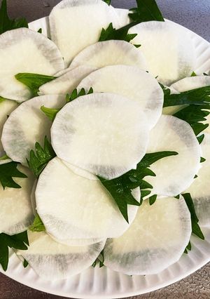 梅しそチーズの大根サラダ-レシピのメイン写真