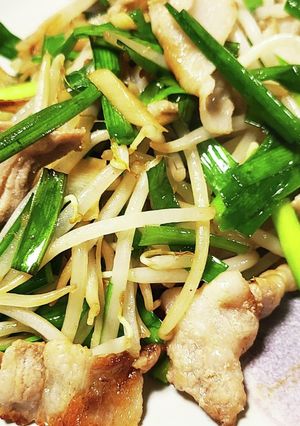 肉にら醤油炒め-レシピのメイン写真