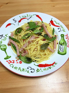 いんげんと厚切りハムのペペロンチーノ-レシピのメイン写真