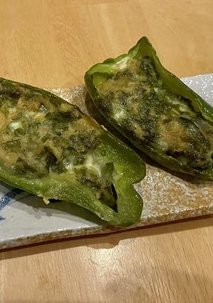 大量消費★青じそとチーズ詰めピーマン-レシピのメイン写真