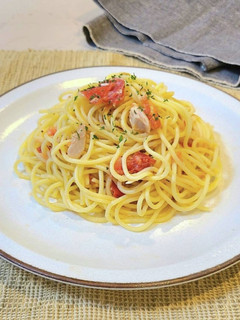 暑い日に!トマトとツナの冷製パスタ♪-レシピのメイン写真