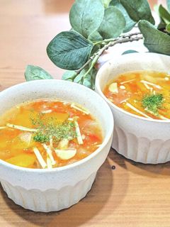 圧力鍋★野菜たっぷり!トマトの野菜スープ-レシピのメイン写真