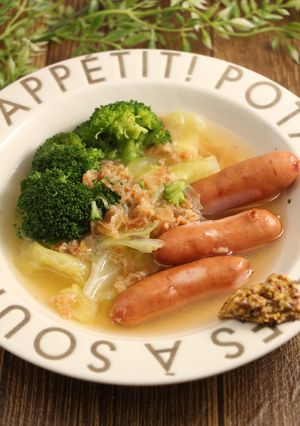 レンジで簡単8分！包丁不要ポトフ-レシピのメイン写真