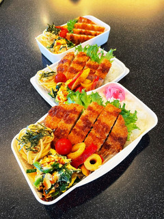 高校生弁当2023 6月20豚カツ弁当-レシピのメイン写真
