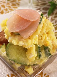 岩下の新生姜で大人なポテトサラダ-レシピのメイン写真