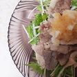 簡単★豚肉と水菜のめんつゆサラダ