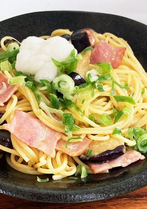 冷凍茄子と、ベーコンの超簡単☆和風パスタ-レシピのメイン写真