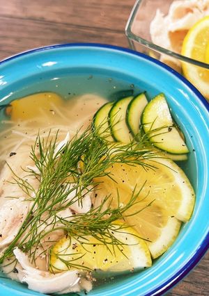 鶏塩レモンそうめん-レシピのメイン写真