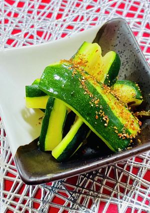 5分【ズッキーニ】白だし✖️ポン酢で漬物-レシピのメイン写真