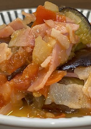 なすとベーコンのトマト煮-レシピのメイン写真