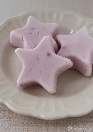 クリームチーズアイス（ブルーベリー味）-レシピのメイン写真