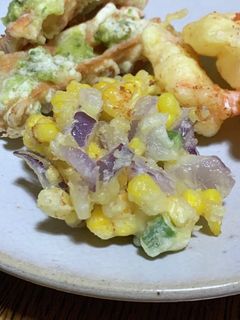 初夏を食べよう♡カラフル夏野菜かき揚げ〜-レシピのメイン写真