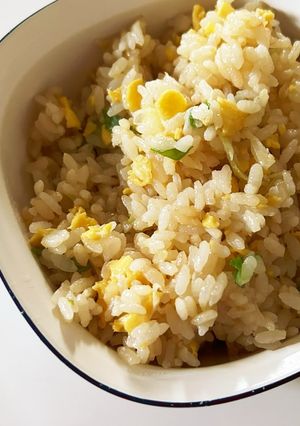 ごま油とネギの簡単チャーハン-レシピのメイン写真